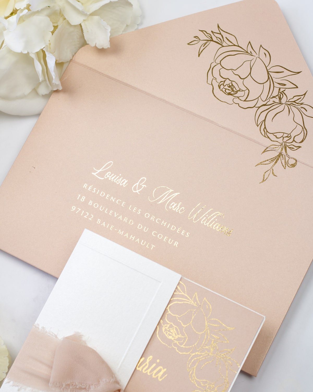Carmen - Échantillon - Faire - part - Luxe Carterie Studio