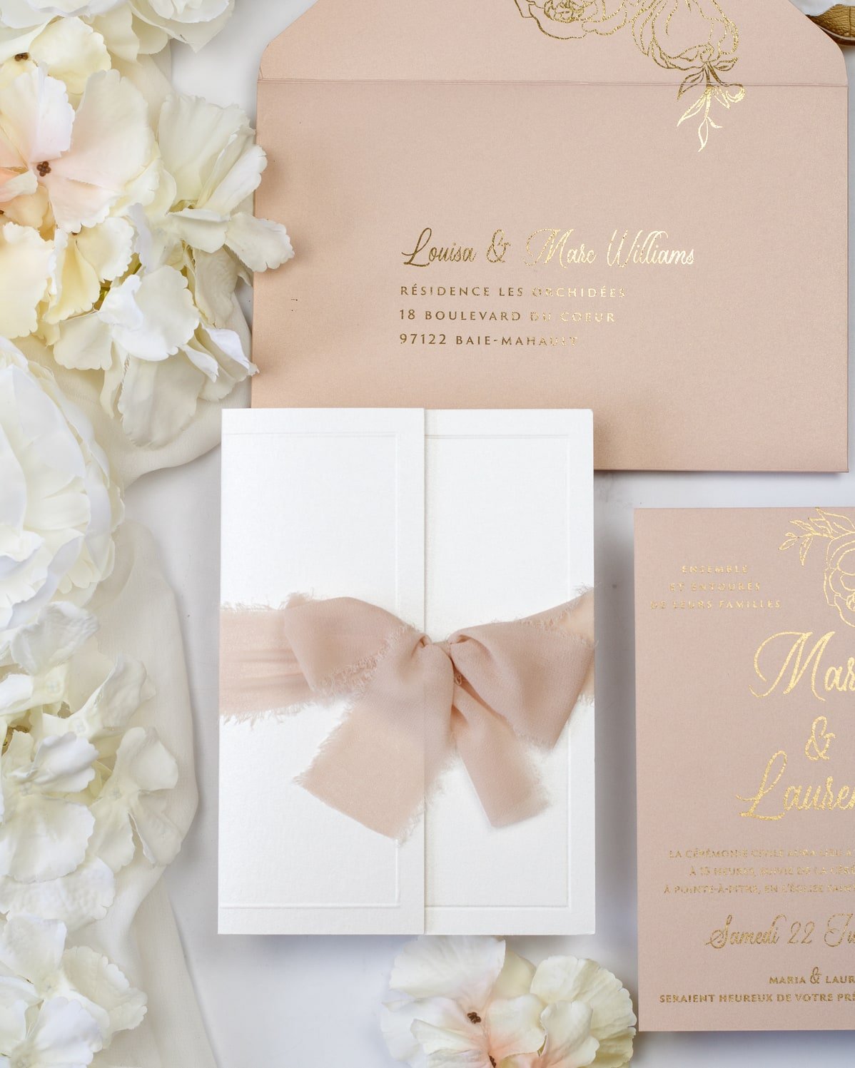 Carmen - Échantillon - Faire - part - Luxe Carterie Studio