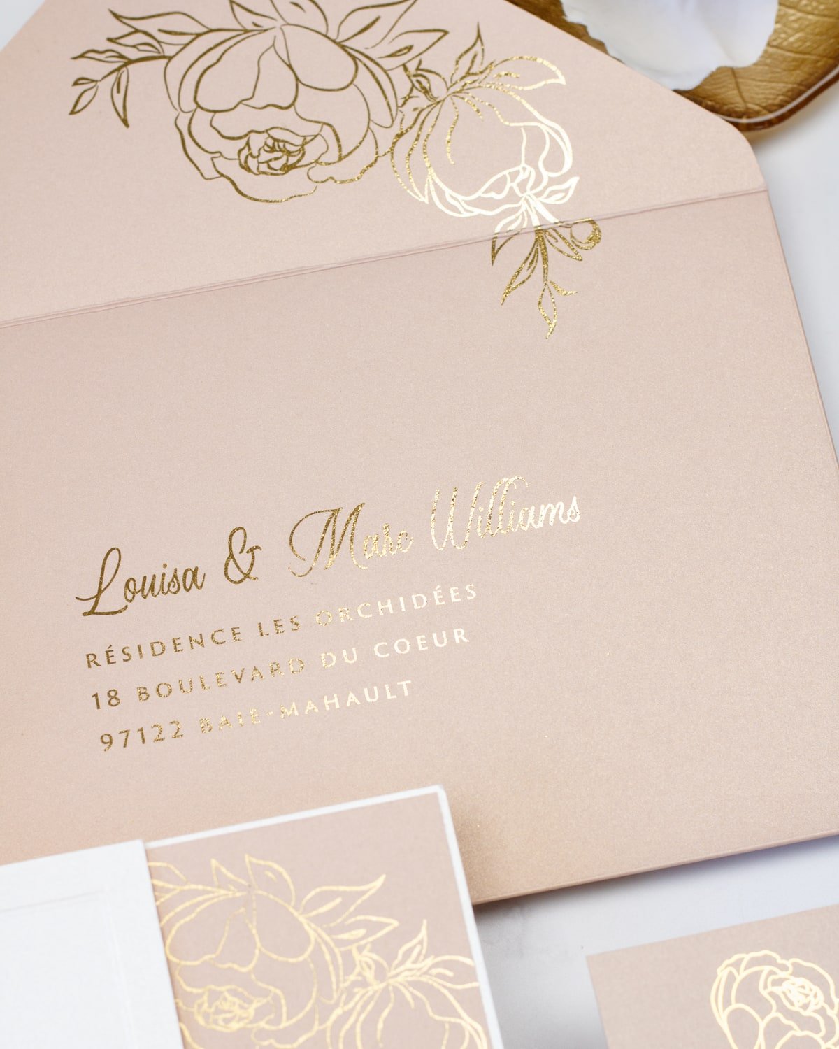 Carmen - Échantillon - Faire - part - Luxe Carterie Studio