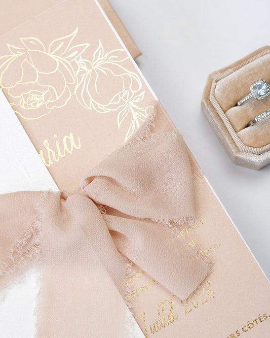Carmen - Échantillon - Faire - part - Luxe Carterie Studio