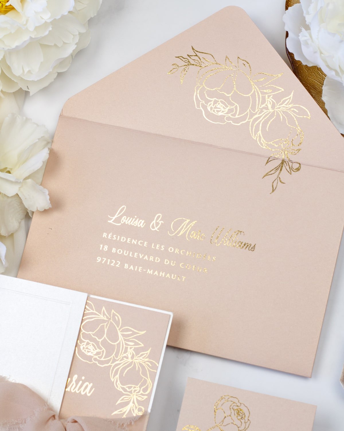 Carmen - Échantillon - Faire - part - Luxe Carterie Studio