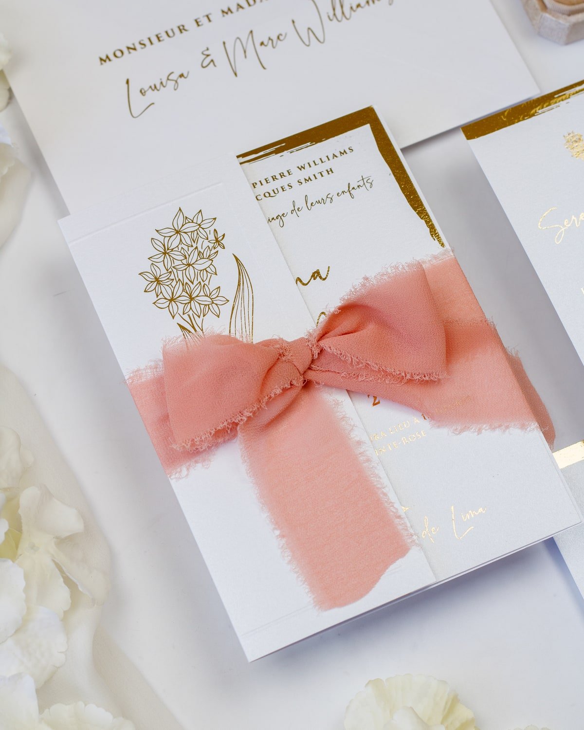 Carry - Échantillon - Faire - part - Luxe Carterie Studio