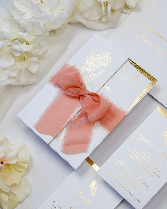 Carry - Échantillon - Faire - part - Luxe Carterie Studio