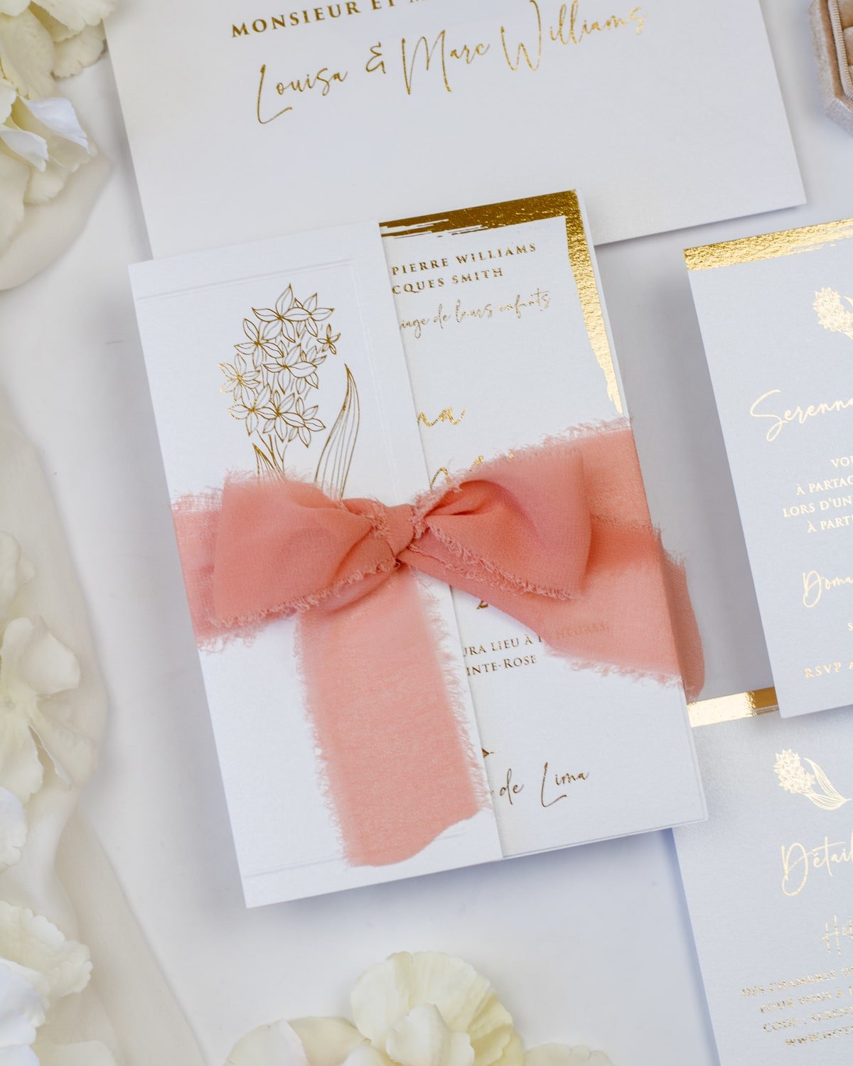 Carry - Échantillon - Faire - part - Luxe Carterie Studio