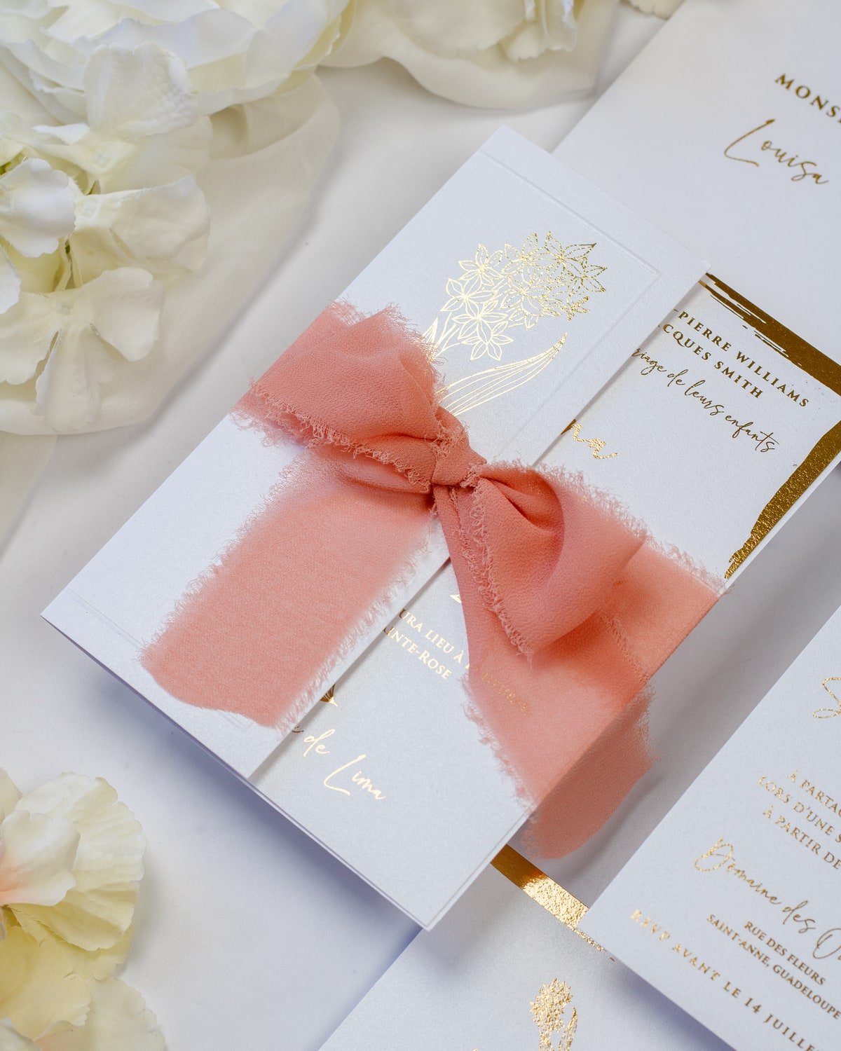 Carry - Échantillon - Faire - part - Luxe Carterie Studio