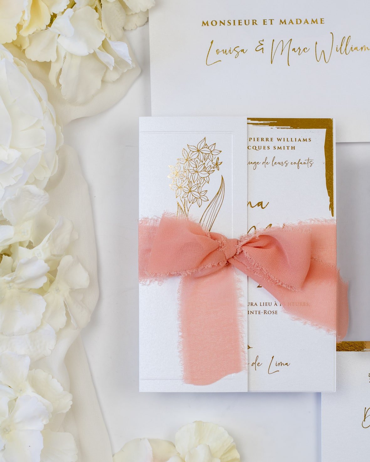 Carry - Échantillon - Faire - part - Luxe Carterie Studio