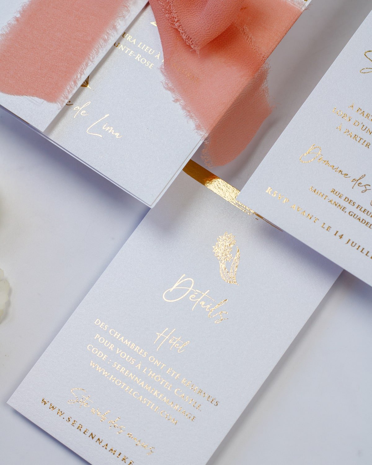 Carry - Échantillon - Faire - part - Luxe Carterie Studio