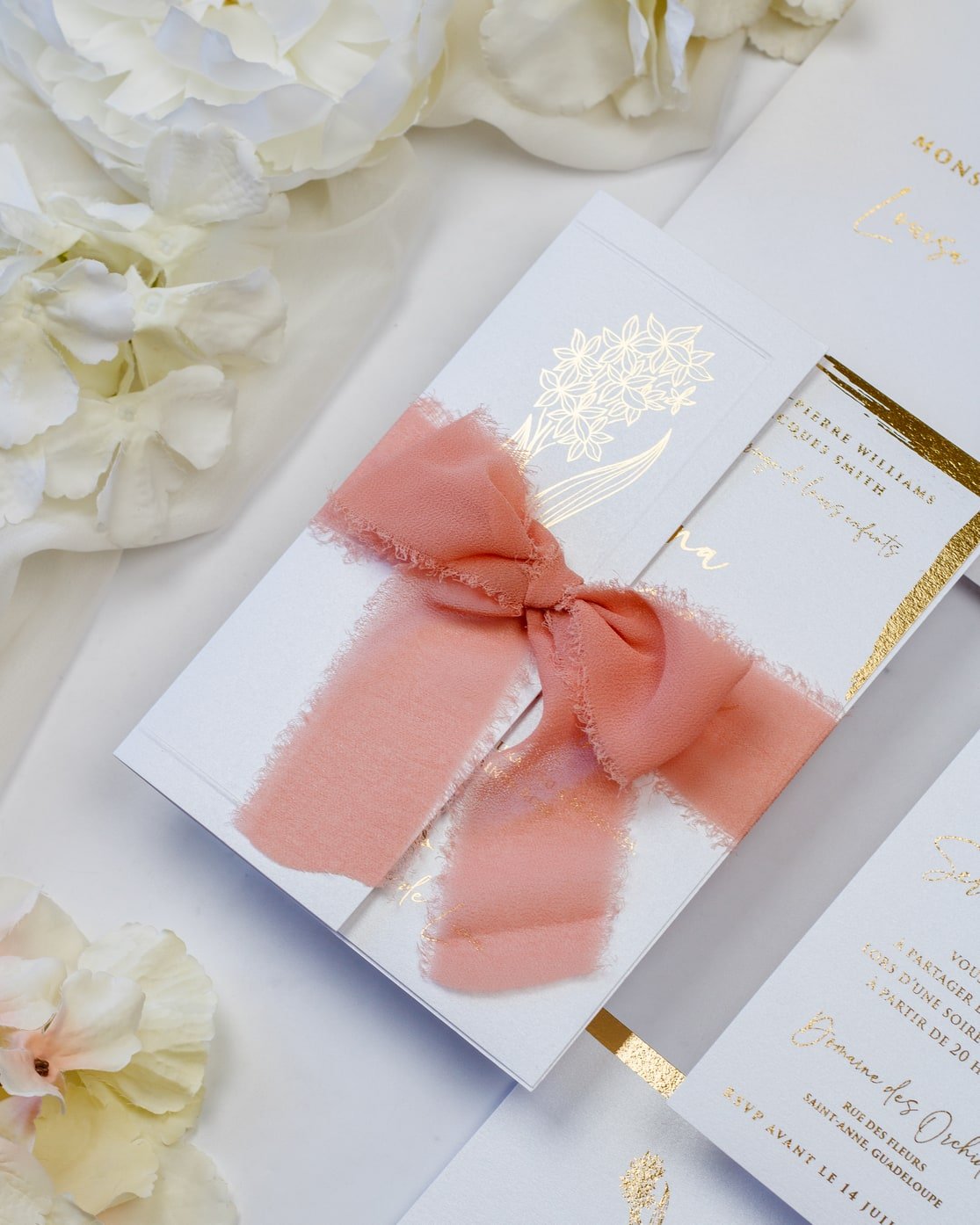 Carry - Échantillon - Faire - part - Luxe Carterie Studio
