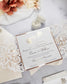 "Cassy" - Faire-part de mariage laser cut élégant et romantique avec dorure or - Wedding stationery - Création Luxe Carterie Studio