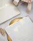 "Cassy" - Faire-part de mariage laser cut élégant et romantique avec dorure or - Wedding stationery - Création Luxe Carterie Studio