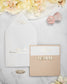 "Chanel" - Faire-part de mariage chic, élégant et romantique avec dorure or - Wedding stationery - Création Luxe Carterie Studio