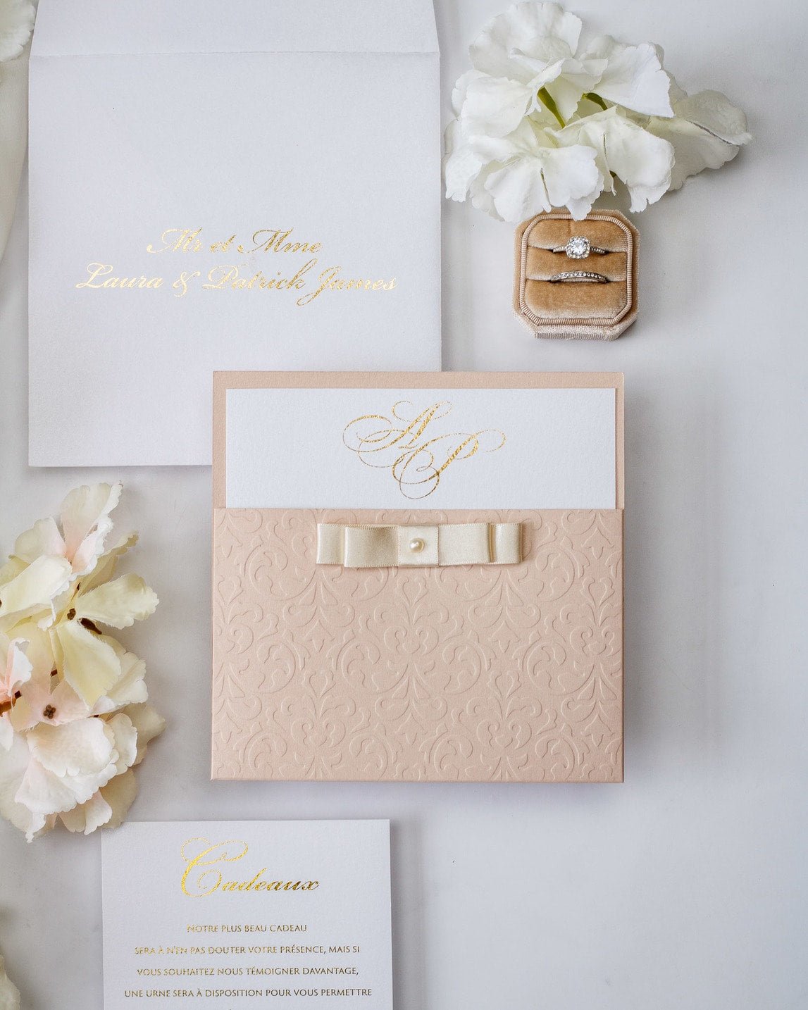 Chanel - Échantillon - Faire - part - Luxe Carterie Studio