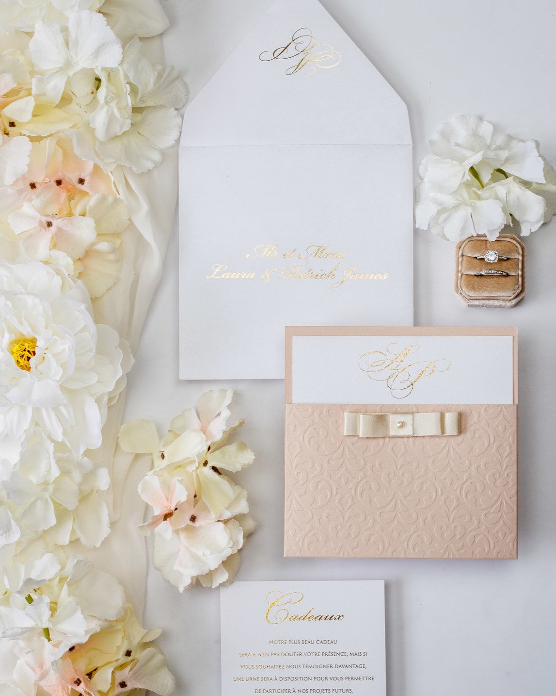 Chanel - Échantillon - Faire - part - Luxe Carterie Studio
