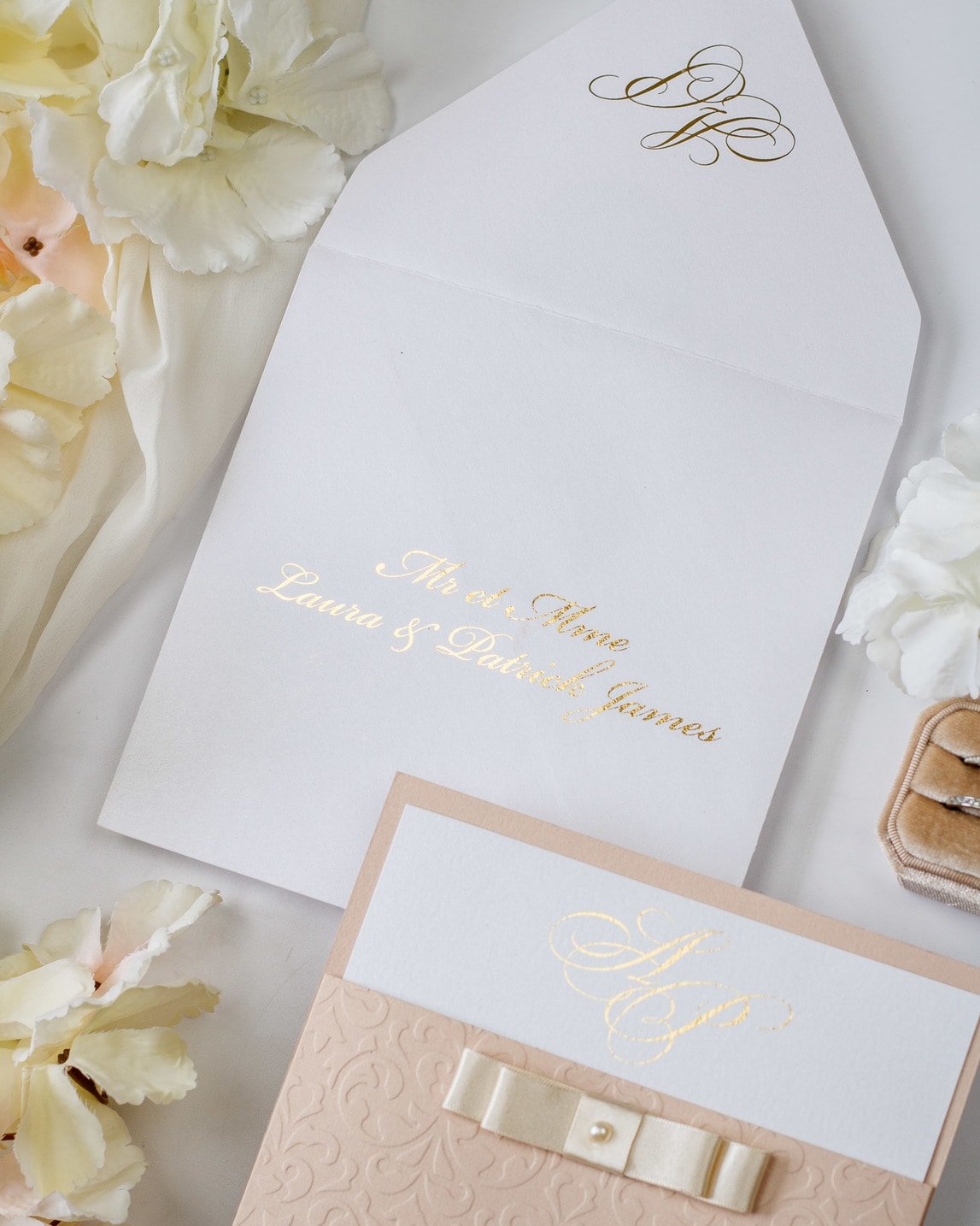 Chanel - Échantillon - Faire - part - Luxe Carterie Studio