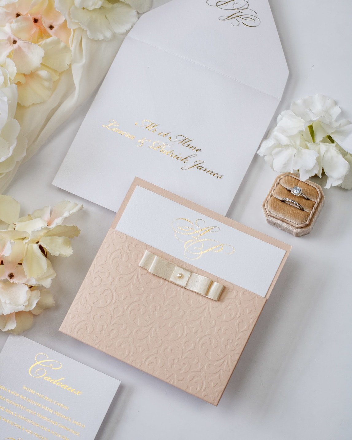 Chanel - Échantillon - Faire - part - Luxe Carterie Studio