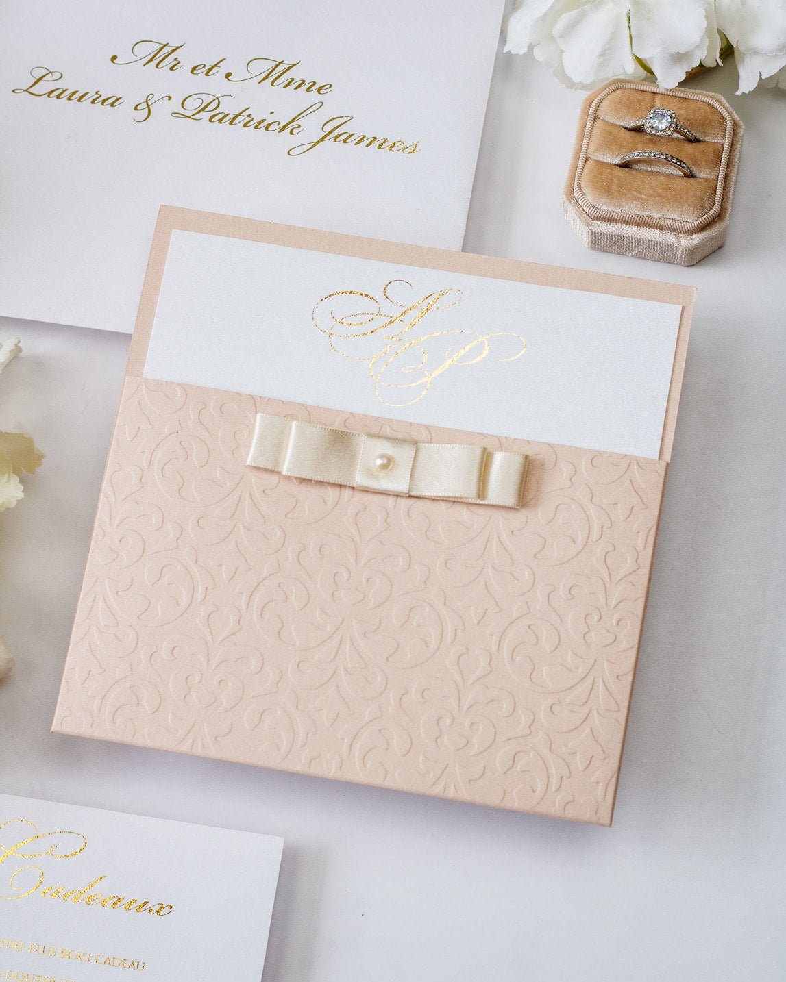 Chanel - Échantillon - Faire - part - Luxe Carterie Studio