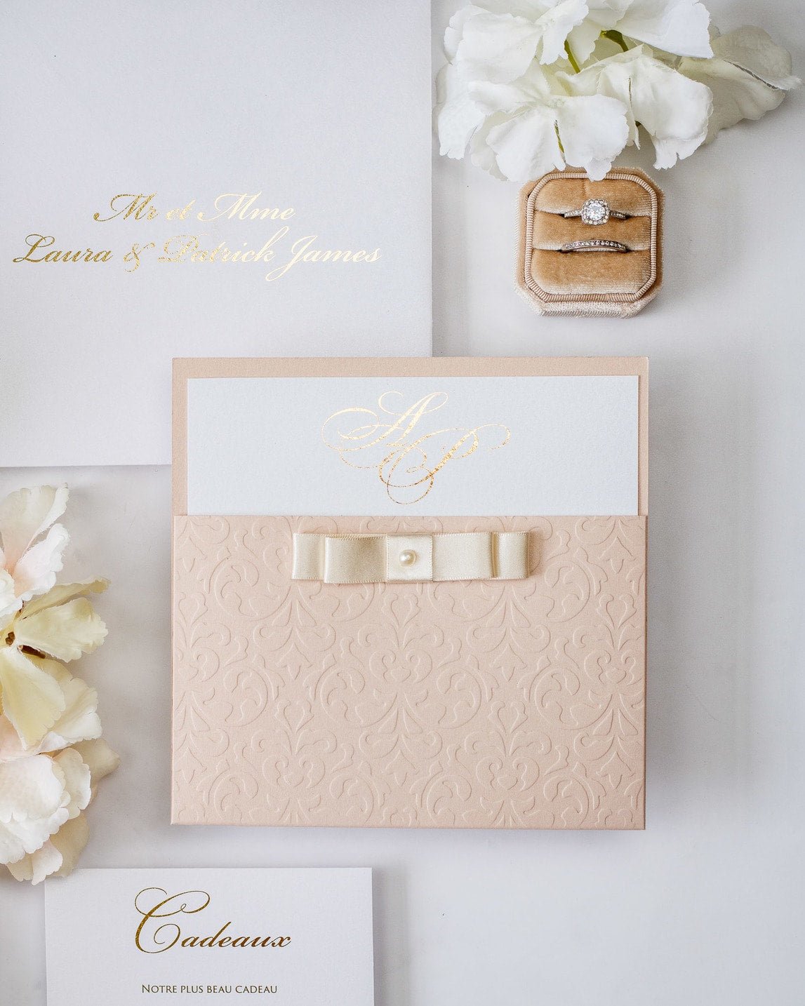 Chanel - Échantillon - Faire - part - Luxe Carterie Studio