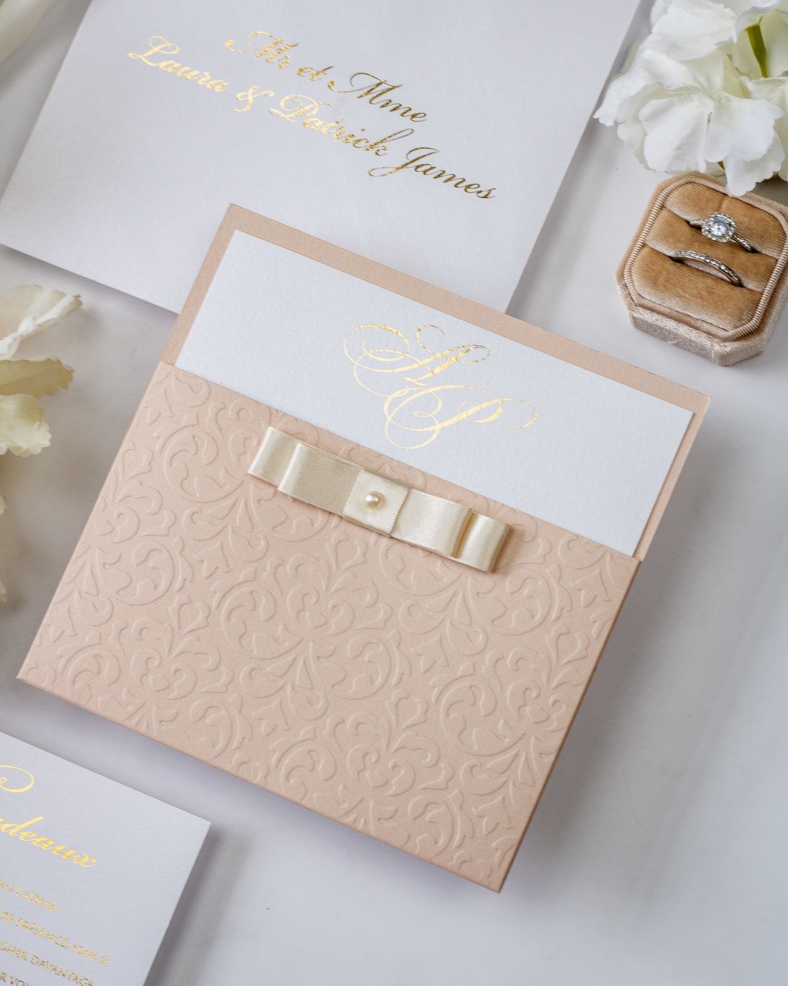 Chanel - Échantillon - Faire - part - Luxe Carterie Studio