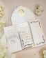 "Chantelle" - Faire-part de mariage chic, élégant et romantique avec dorure or - Wedding stationery - Création Luxe Carterie Studio