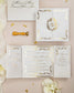 "Chantelle" - Faire-part de mariage chic, élégant et romantique avec dorure or - Wedding stationery - Création Luxe Carterie Studio