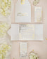 "Chantelle" - Faire-part de mariage chic, élégant et romantique avec dorure or - Wedding stationery - Création Luxe Carterie Studio