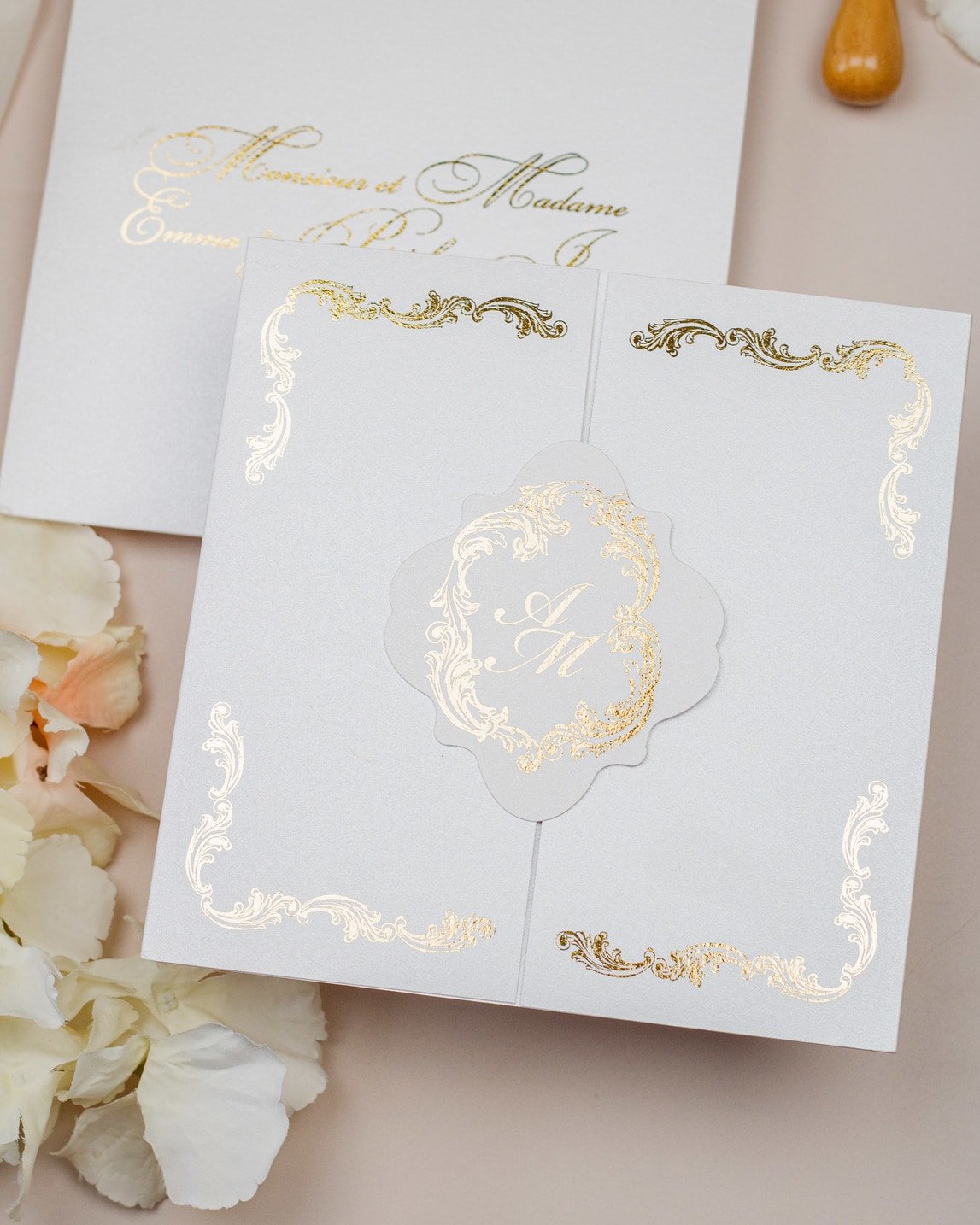 Chantelle - Échantillon - Faire - part - Luxe Carterie Studio