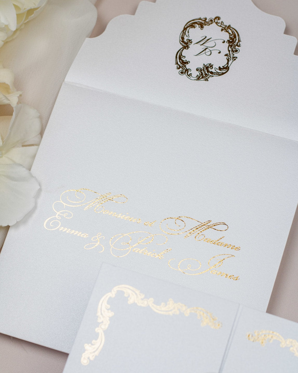 Chantelle - Échantillon - Faire - part - Luxe Carterie Studio