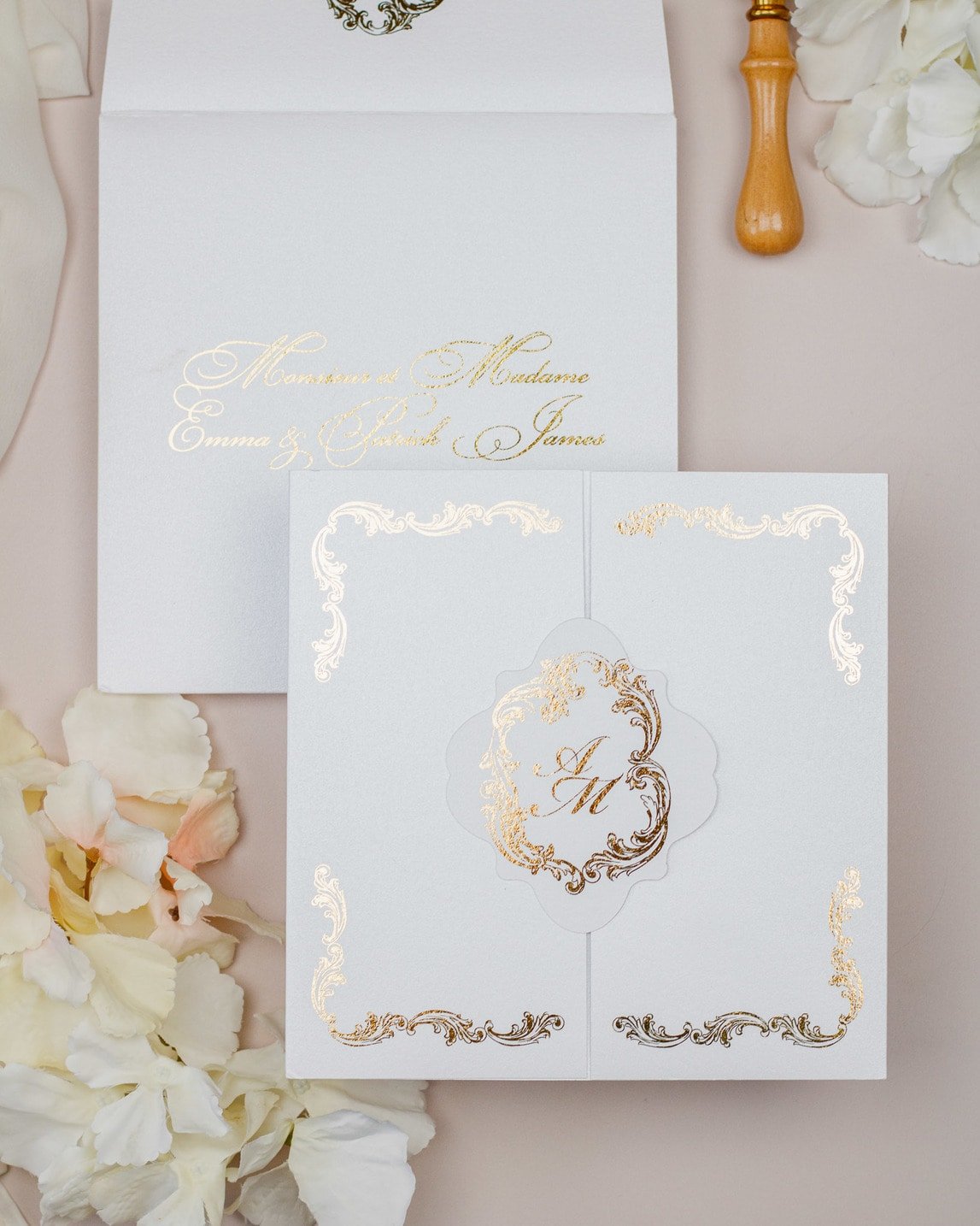 Chantelle - Échantillon - Faire - part - Luxe Carterie Studio