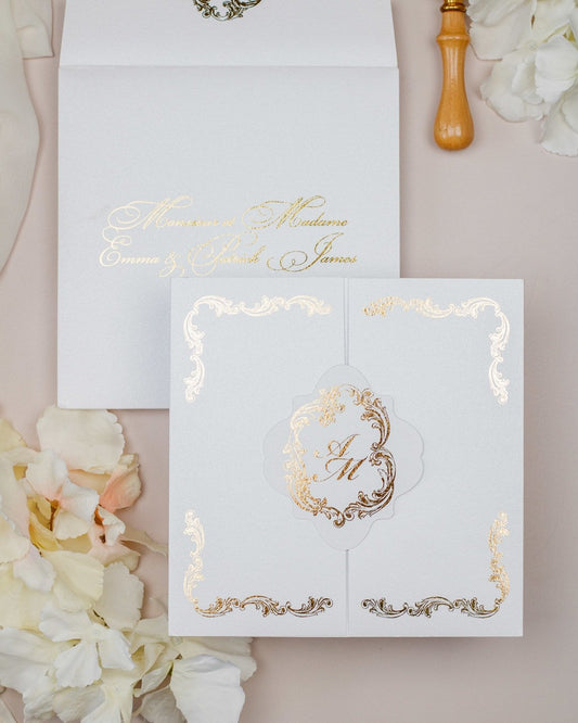 Chantelle - Échantillon - Faire - part - Luxe Carterie Studio