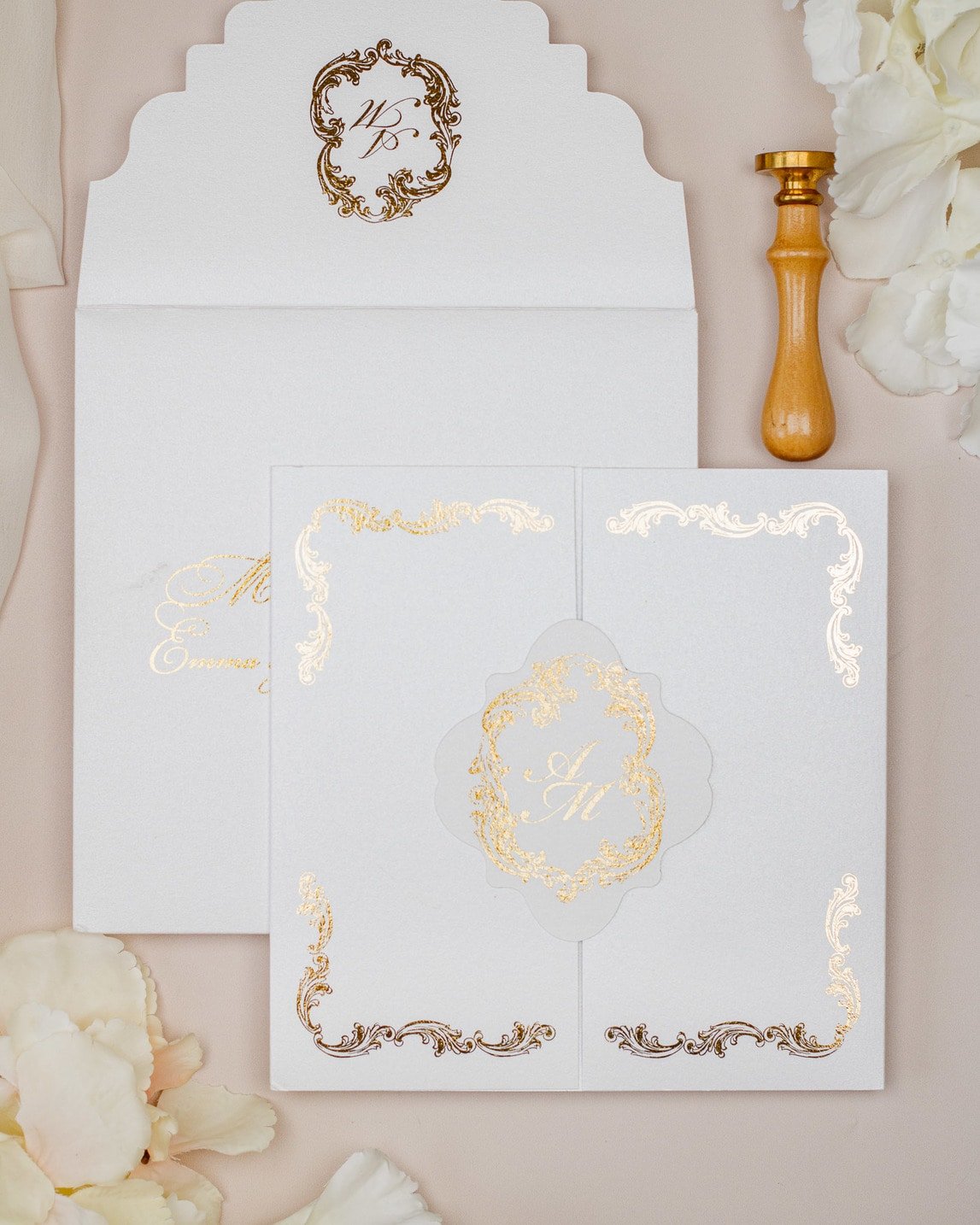 Chantelle - Échantillon - Faire - part - Luxe Carterie Studio