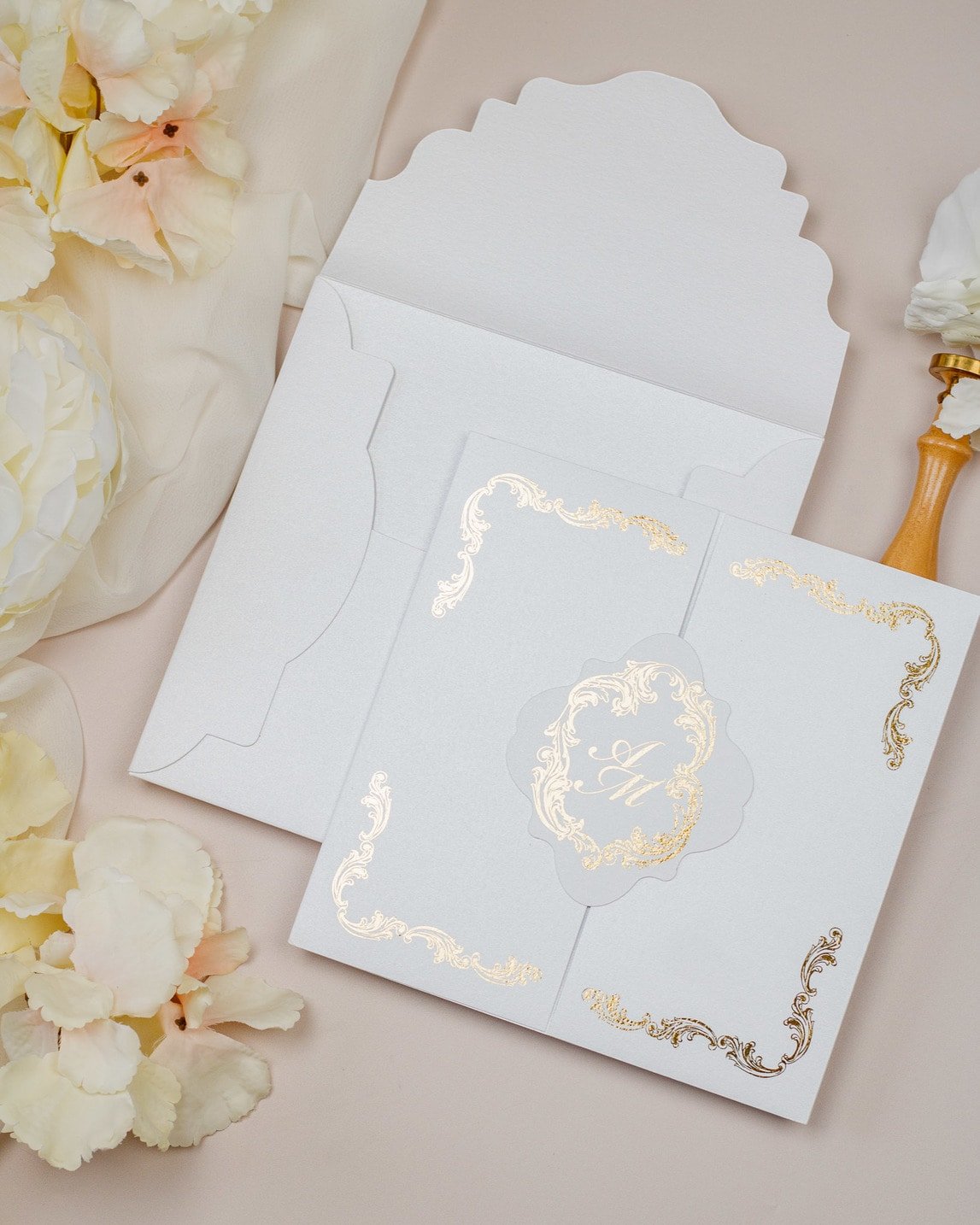 Chantelle - Échantillon - Faire - part - Luxe Carterie Studio