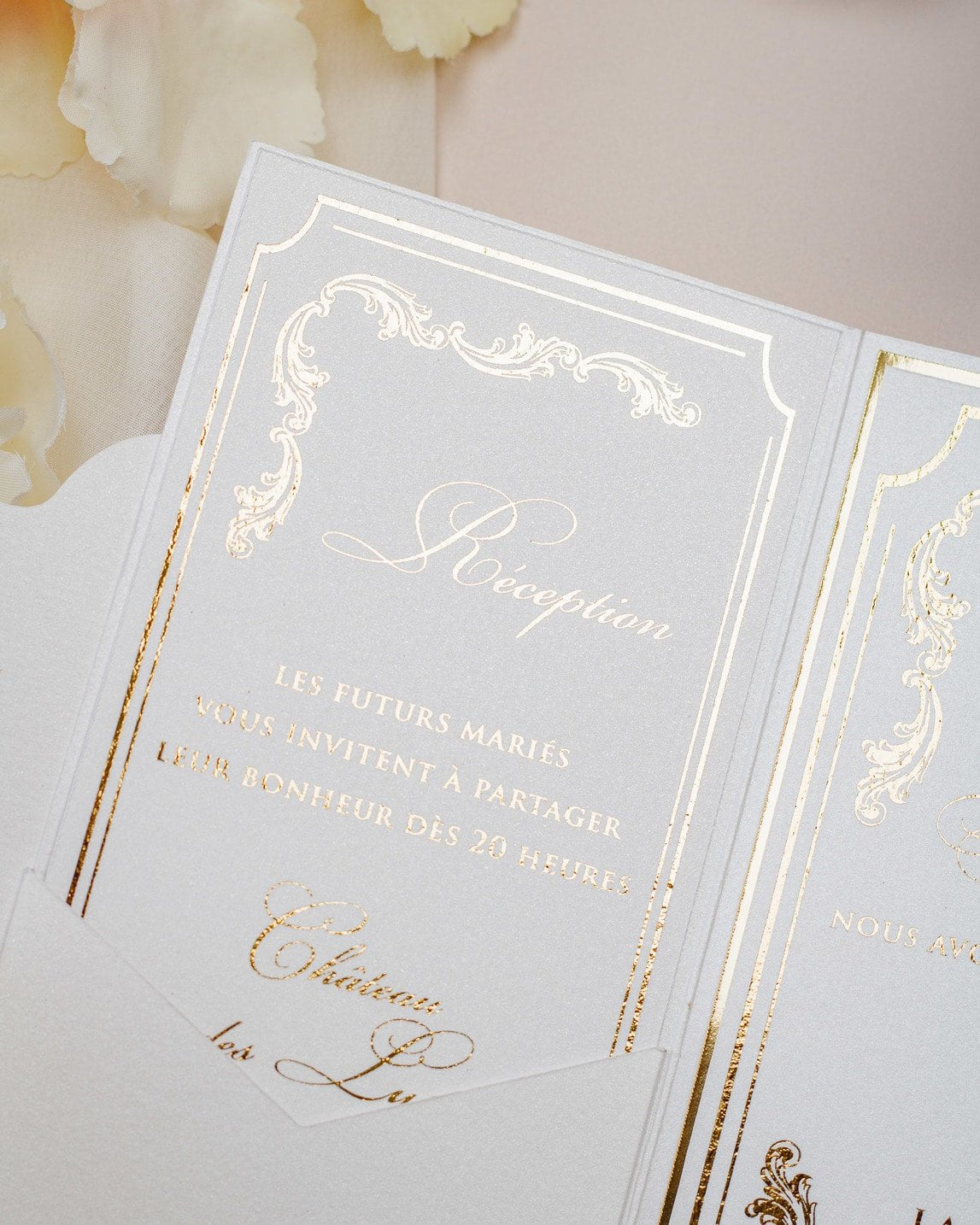 Chantelle - Échantillon - Faire - part - Luxe Carterie Studio