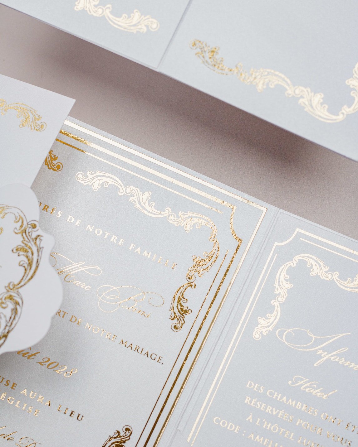 Chantelle - Échantillon - Faire - part - Luxe Carterie Studio
