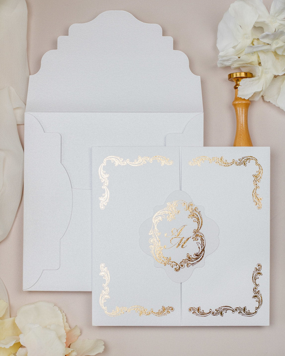 Chantelle - Échantillon - Faire - part - Luxe Carterie Studio