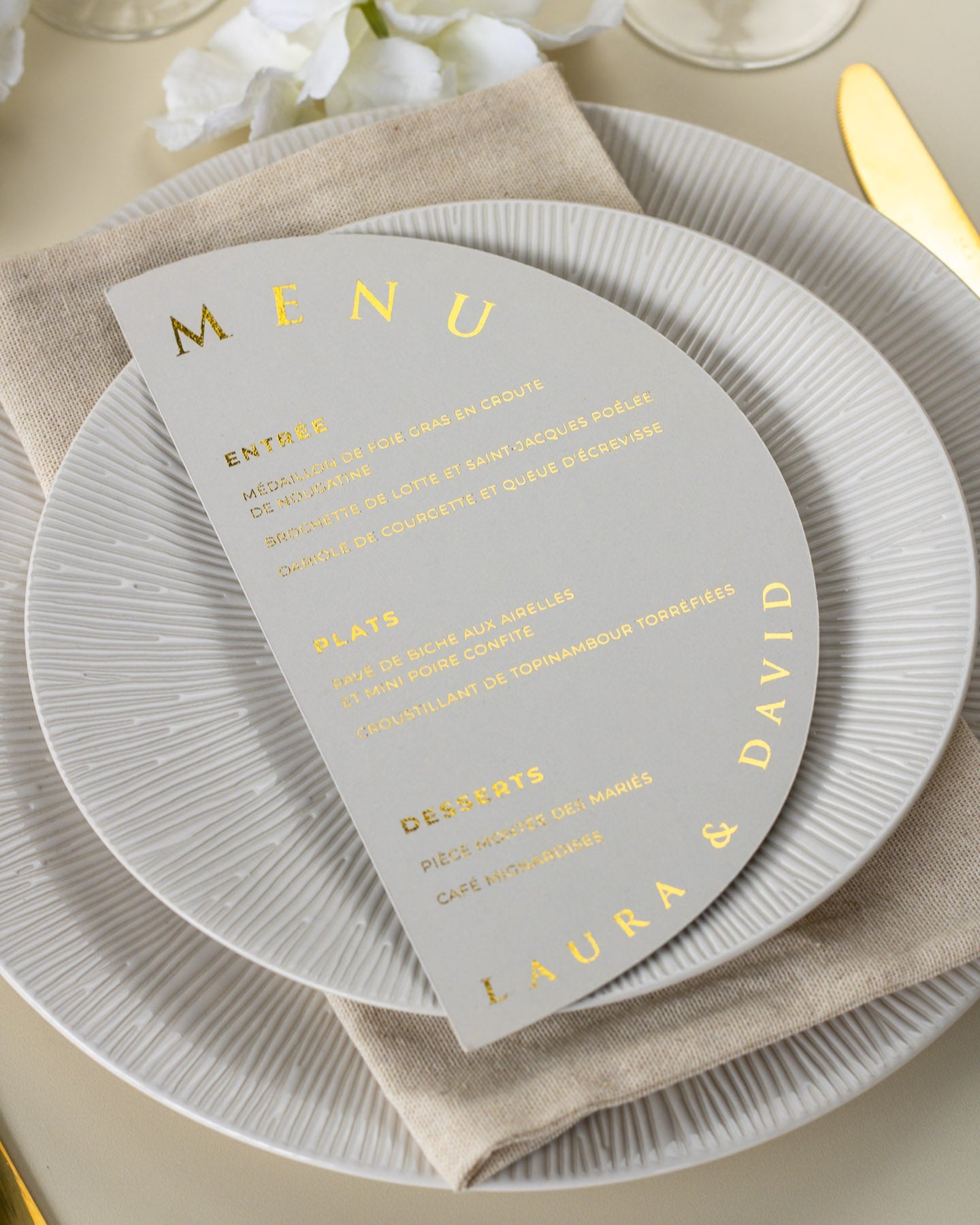 Cria - Menu - Luxe Carterie Studio