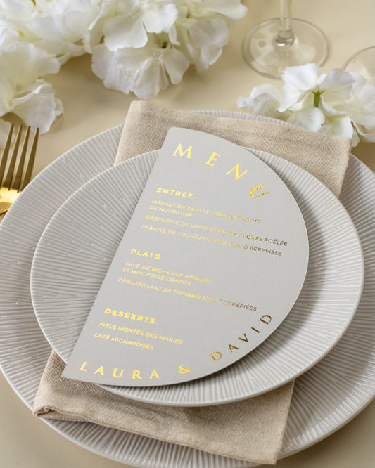 Cria - Menu - Luxe Carterie Studio
