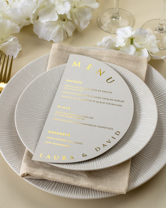 Cria - Menu - Luxe Carterie Studio