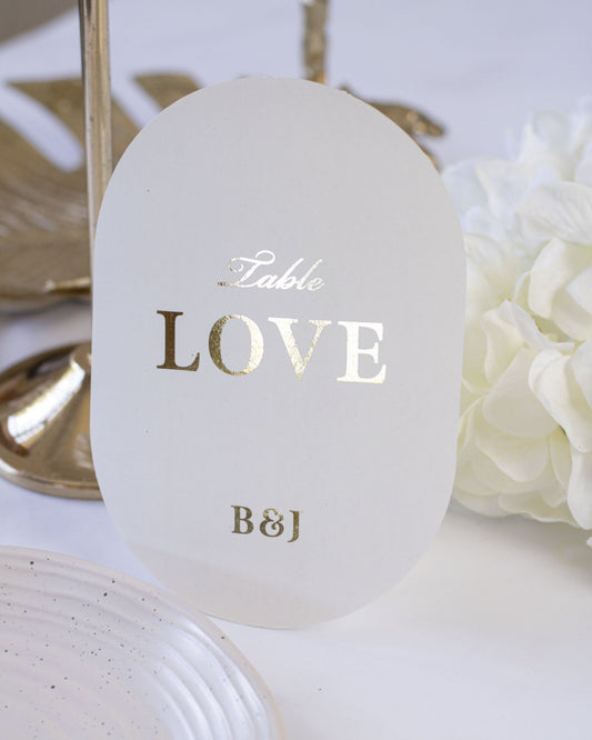 Cristal - Nom de table - Nom de table - Luxe Carterie Studio