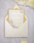 "Dahlia" - Faire-part de mariage laser cut élégant et romantique avec dorure or - Wedding stationery - Création Luxe Carterie Studio