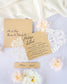 "Délicate" - Faire-part de mariage laser cut élégant et romantique avec dorure or - Wedding stationery - Création Luxe Carterie Studio