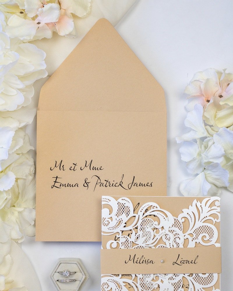 Délicate - Faire - part - Faire - part seul - Sans enveloppe - Luxe Carterie Studio