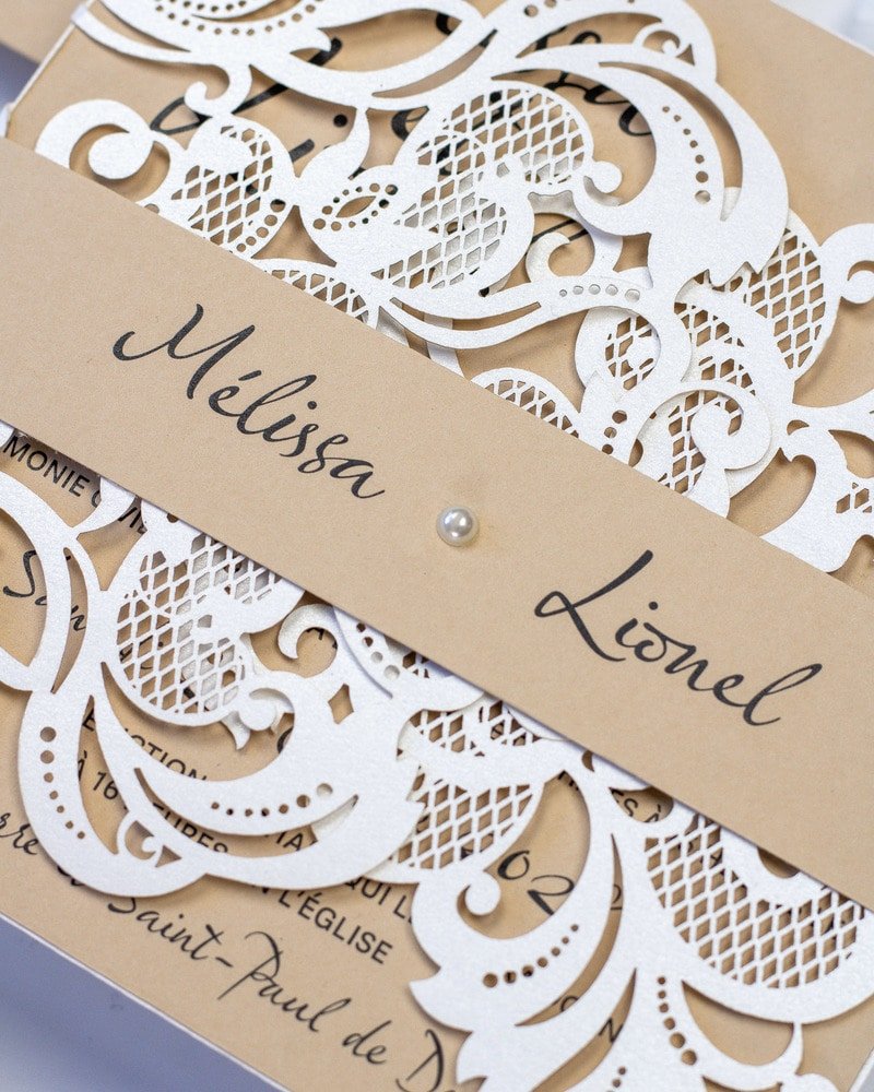 Délicate - Faire - part - Faire - part seul - Sans enveloppe - Luxe Carterie Studio