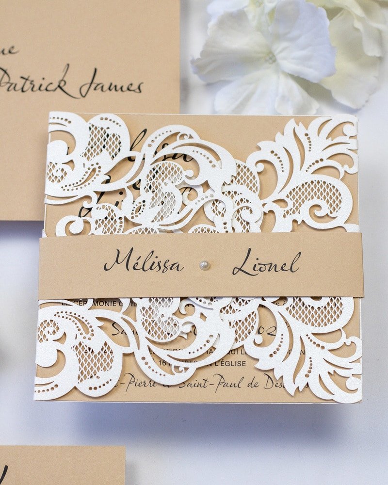 Délicate - Faire - part - Faire - part seul - Sans enveloppe - Luxe Carterie Studio