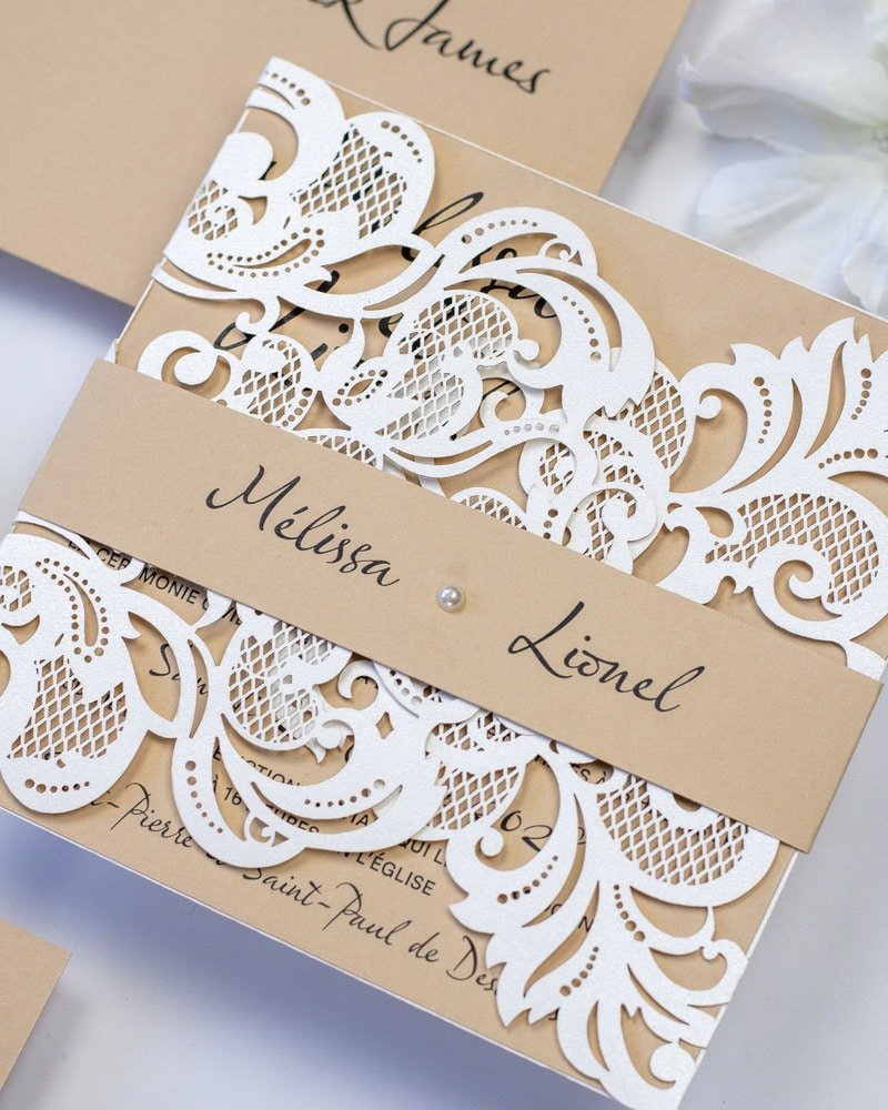 Délicate - Faire - part - Faire - part seul - Sans enveloppe - Luxe Carterie Studio