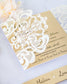 "Délicate" - Faire-part de mariage laser cut élégant et romantique avec dorure or - Wedding stationery - Création Luxe Carterie Studio
