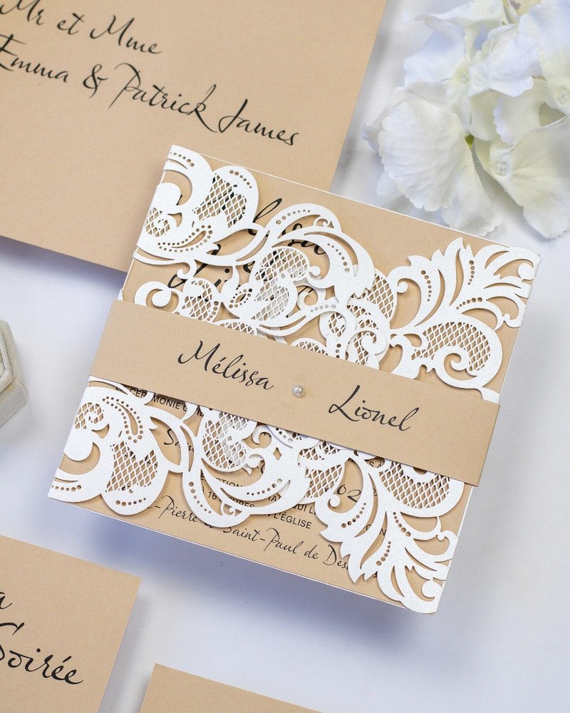 Délicate - Faire - part - Faire - part seul - Sans enveloppe - Luxe Carterie Studio