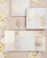 "Dona" - Faire-part de mariage chic, élégant et romantique avec dorure or - Wedding stationery - Création Luxe Carterie Studio