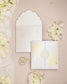 "Dona" - Faire-part de mariage chic, élégant et romantique avec dorure or - Wedding stationery - Création Luxe Carterie Studio