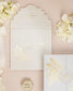 "Dona" - Faire-part de mariage chic, élégant et romantique avec dorure or - Wedding stationery - Création Luxe Carterie Studio