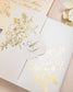 "Dona" - Faire-part de mariage chic, élégant et romantique avec dorure or - Wedding stationery - Création Luxe Carterie Studio